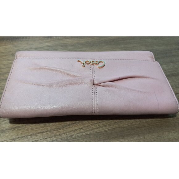 👉LAST CHANCE‼️ Vtg. COACH Soho Pleated Pink Leather Wallet - Picture 2 of 16